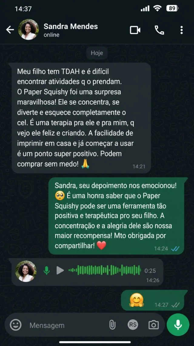 Print de conversa real no WhatsApp 7